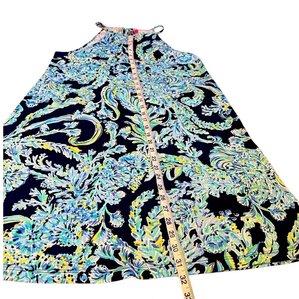 Lilly Pulitzer Margot Swing Halter Dress Pinch Sleeveless S Tassels EUC‎ - Picture 7 of 11